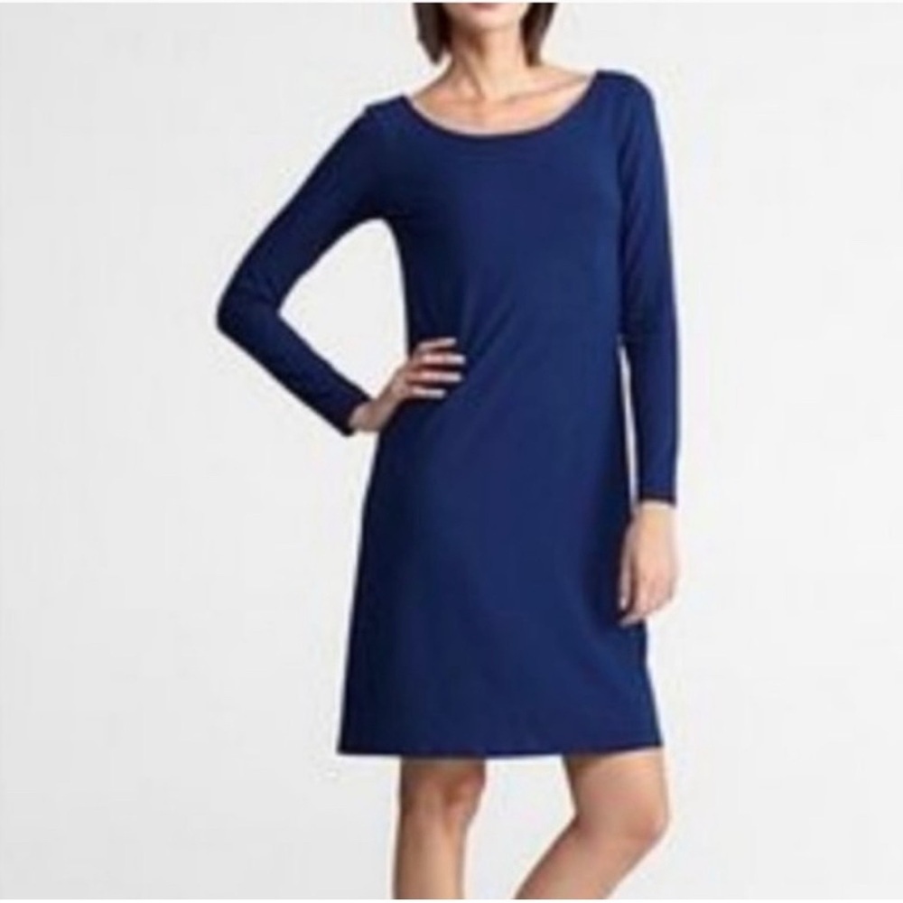Eileen Fisher | Ballet Key Hole Long Sleeve Dress
